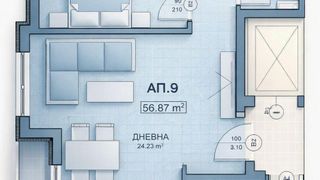 Двустаен Продажби, Надежда 1, София (2)