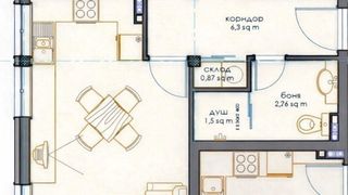 Dreizimmerwohnung Verkäufe, Vitosha, Sofia (12)