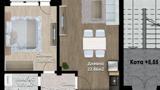 Двустаен Продажби, Южен, Пловдив (2)