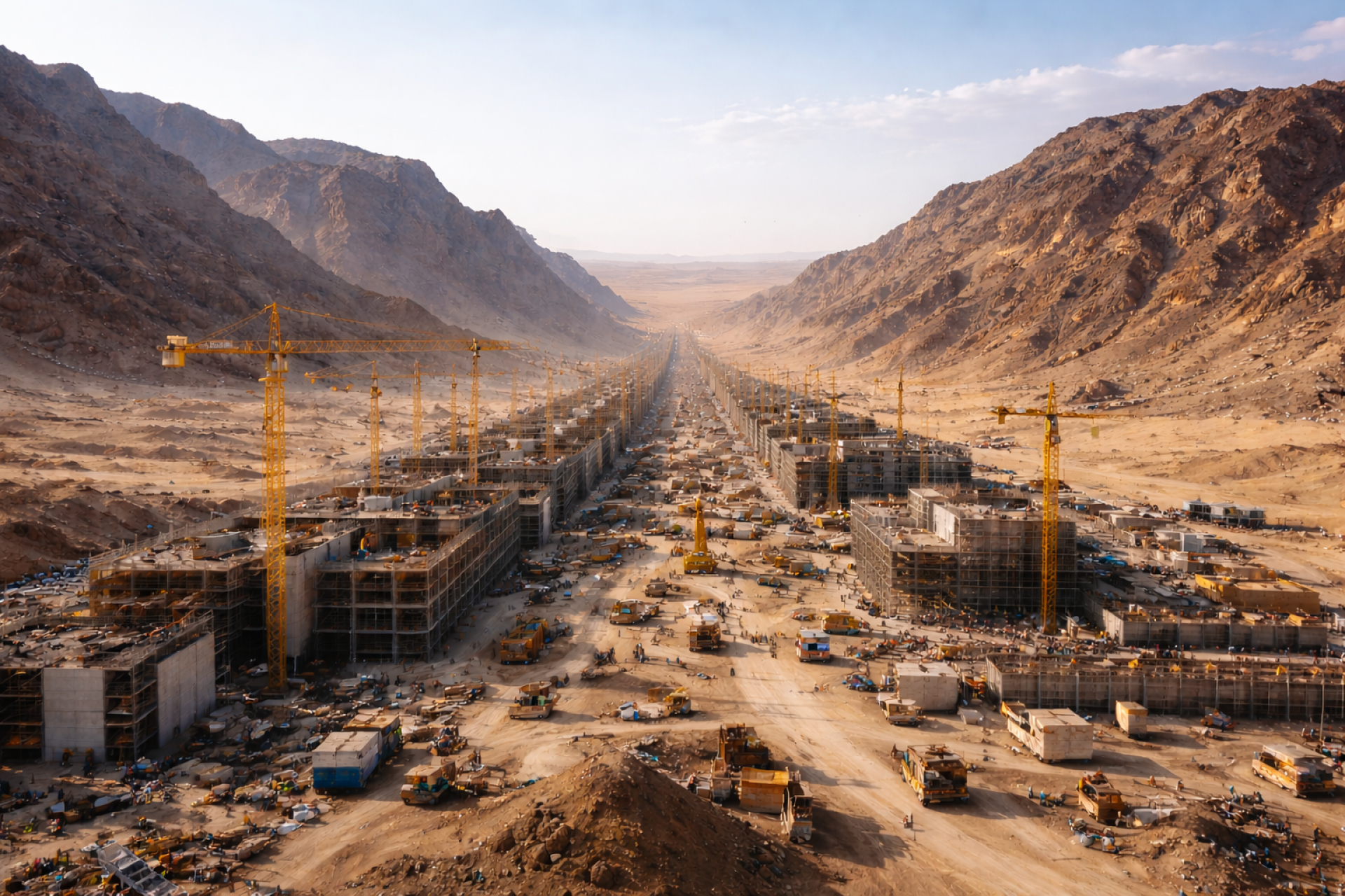 Неом, Дубай и новата урбанистична надпревара в пустинните градове на XXI век и контрастът с Европа - Главна снимка